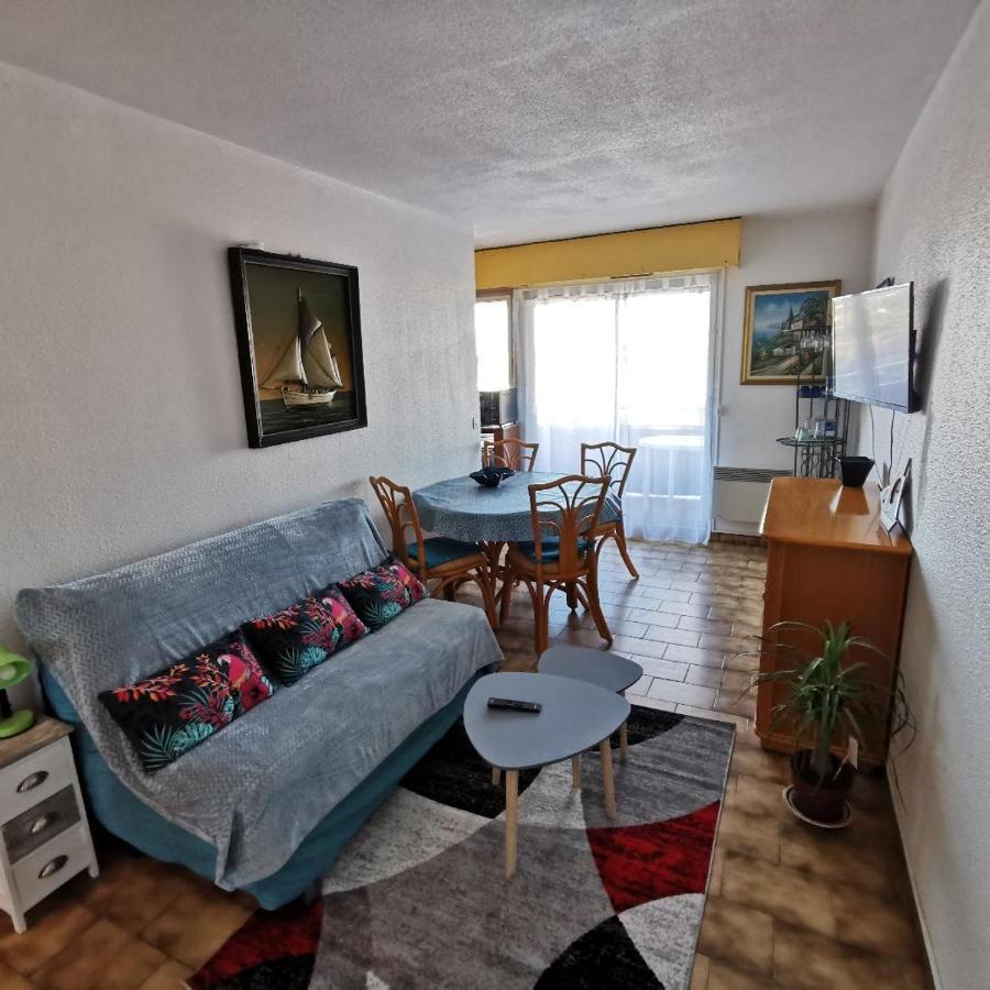 Appartement T2 Vue Mer Et Port,2 Balcons, Parking Prive Canet-en-Roussillon Luaran gambar