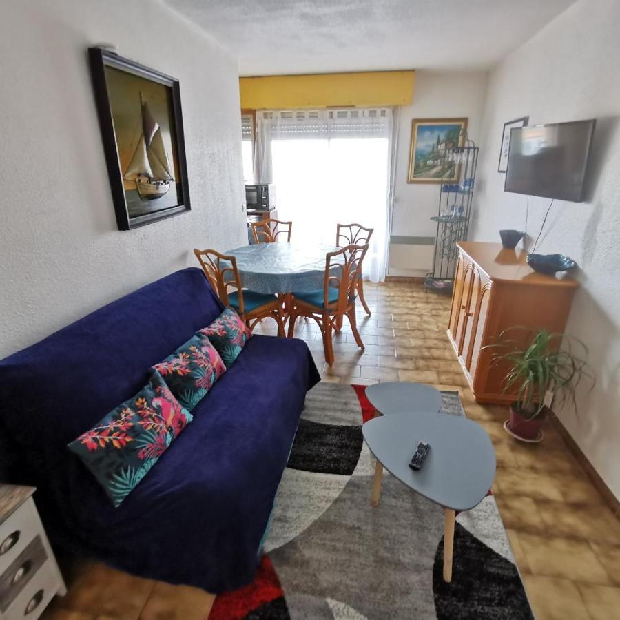 Appartement T2 Vue Mer Et Port,2 Balcons, Parking Prive Canet-en-Roussillon Luaran gambar