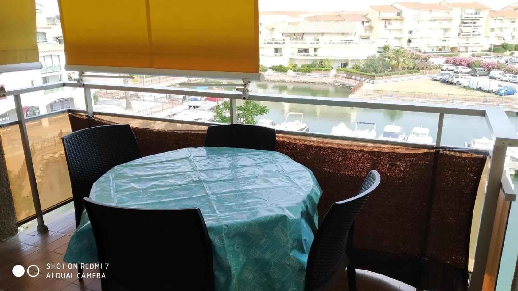 Appartement T2 Vue Mer Et Port,2 Balcons, Parking Prive Canet-en-Roussillon Luaran gambar